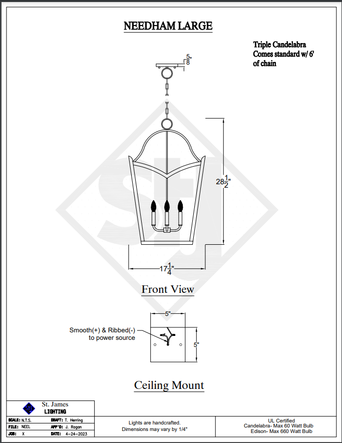 St. James Needham Copper Kitchen Island Pendant Lights