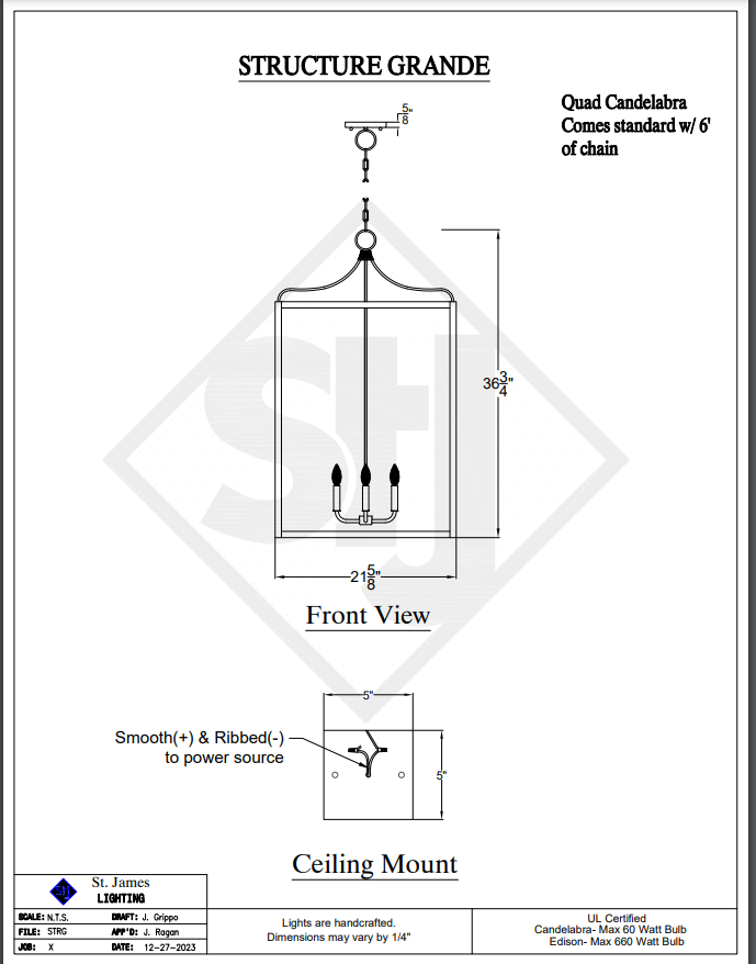 St. James Structure Copper Kitchen Island Pendant Lights