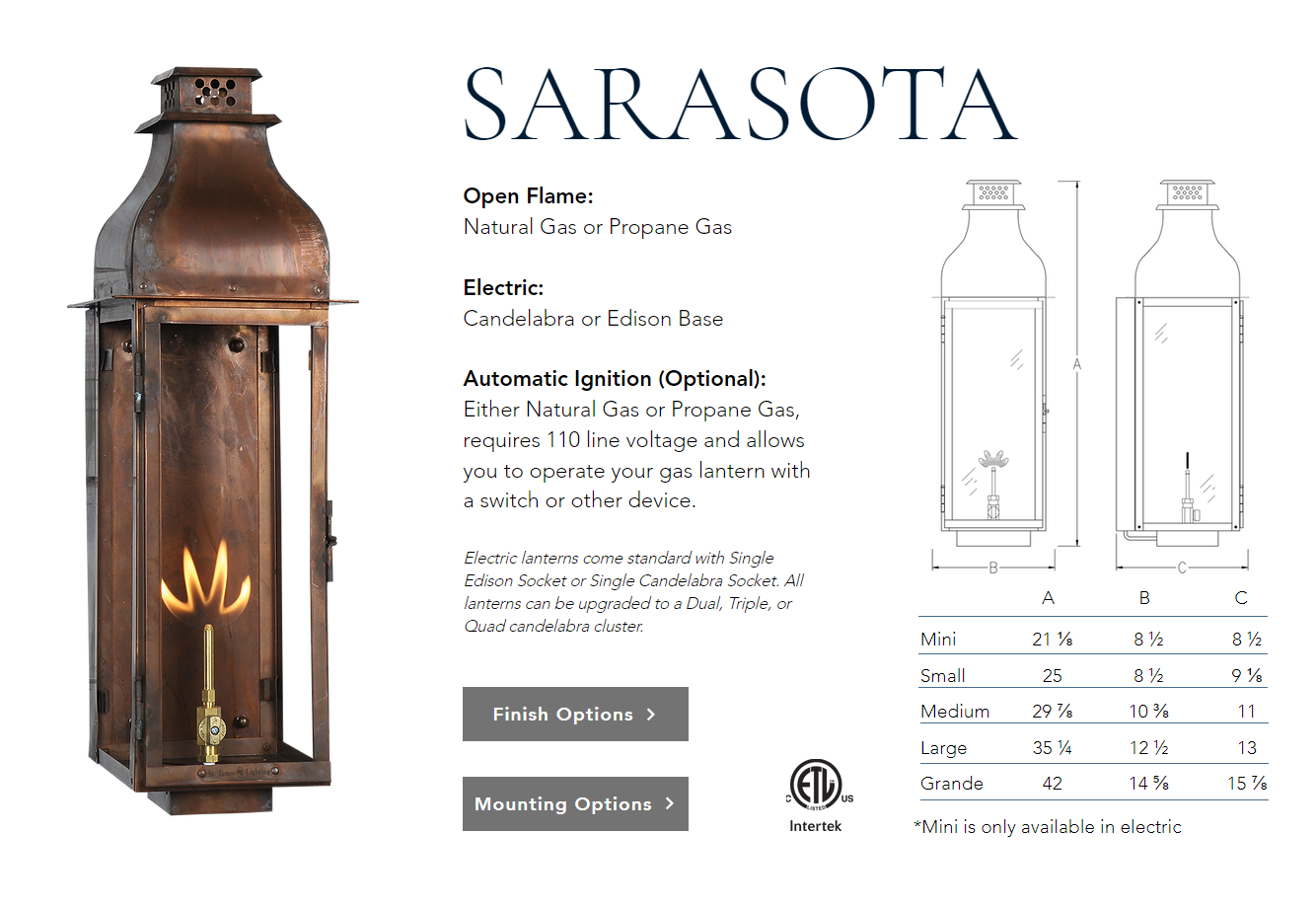 Outdoor Gas Electric Copper Lantern Kitchen Island Pendant Ceiling Light Fixture Chandelier Entryway Patio Light