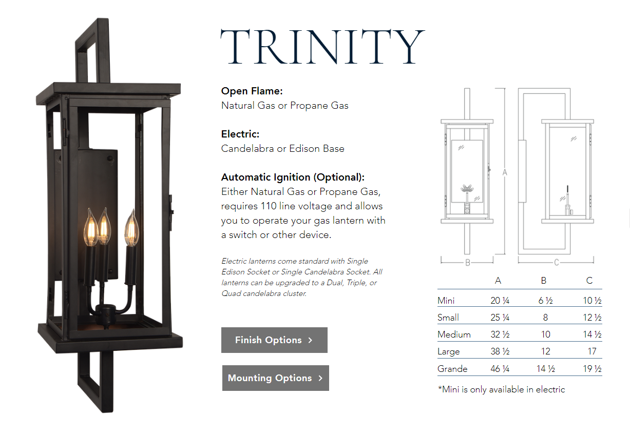 St. James Trinity Copper Lantern