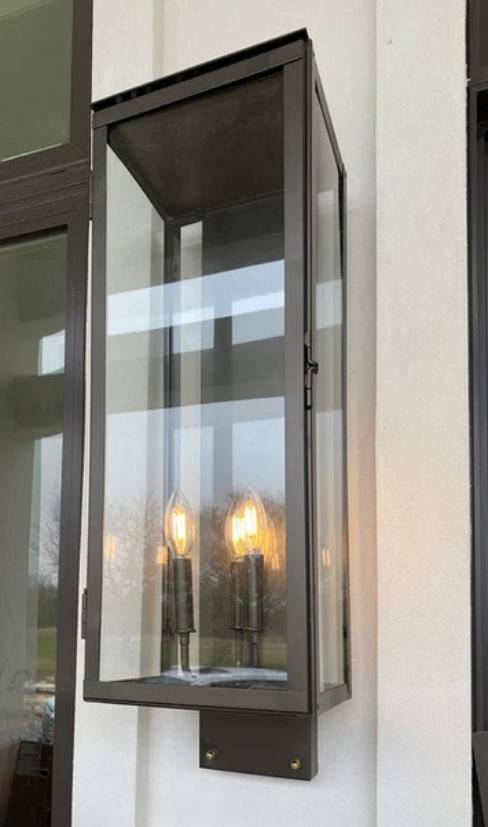 Outdoor Gas Electric Copper Lantern Kitchen Island Pendant Ceiling Light Fixture Chandelier Entryway Patio Light