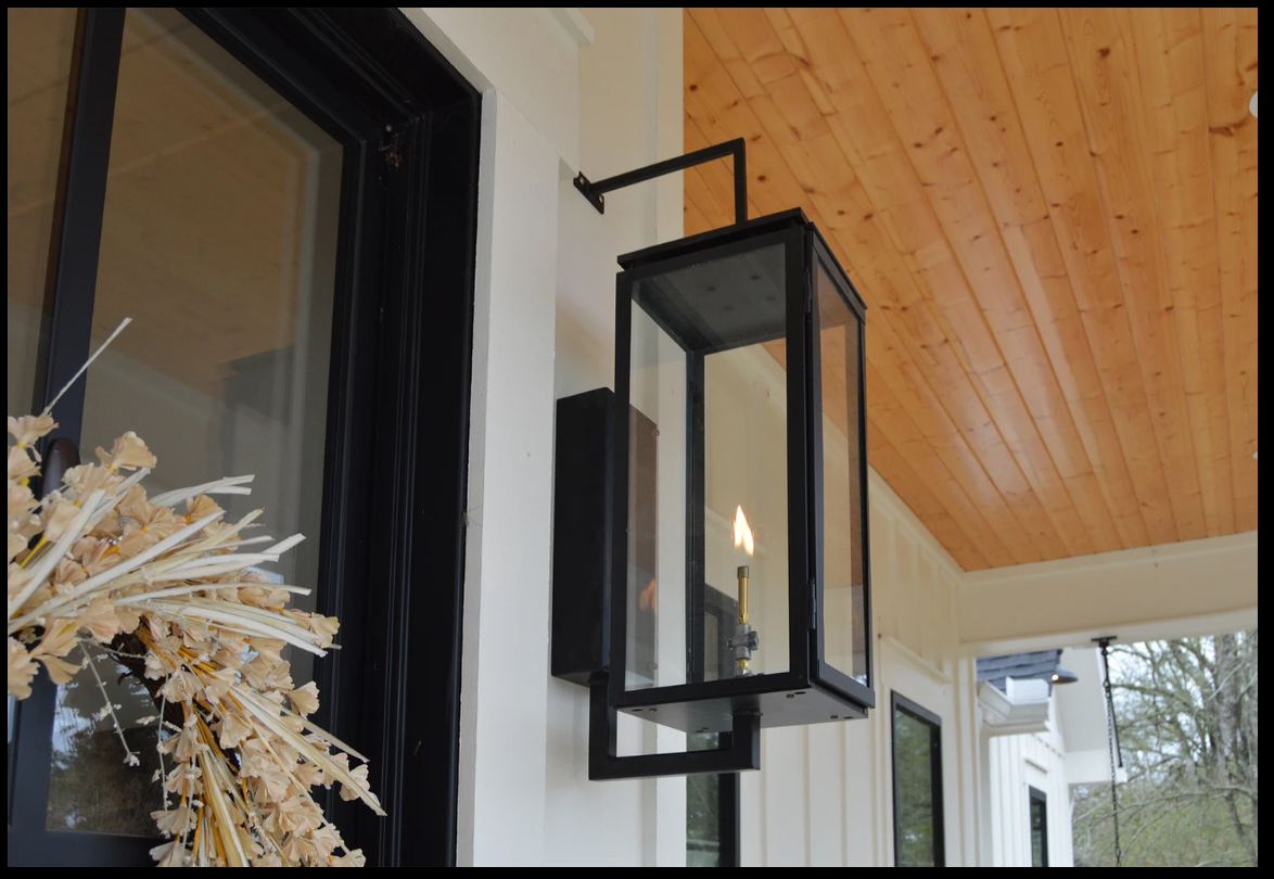 Outdoor Gas Electric Copper Lantern Kitchen Island Pendant Ceiling Light Fixture Chandelier Entryway Patio Light