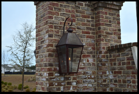 Outdoor Gas Electric Copper Lantern Kitchen Island Pendant Ceiling Light Fixture Chandelier Entryway Patio Light