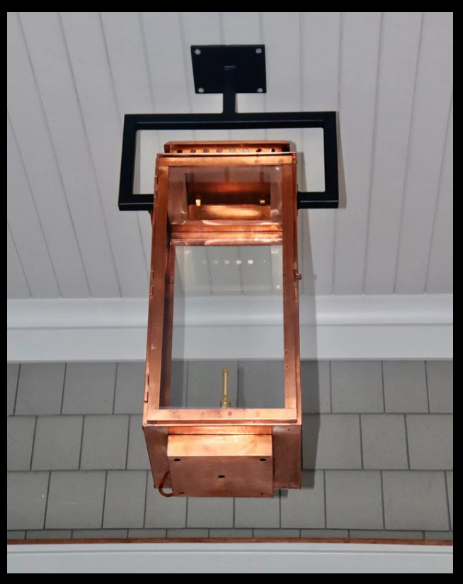 Outdoor Gas Electric Copper Lantern Kitchen Island Pendant Ceiling Light Fixture Chandelier Entryway Patio Light