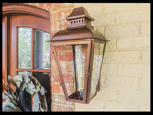 Outdoor Gas Electric Copper Lantern Kitchen Island Pendant Ceiling Light Fixture Chandelier Entryway Patio Light