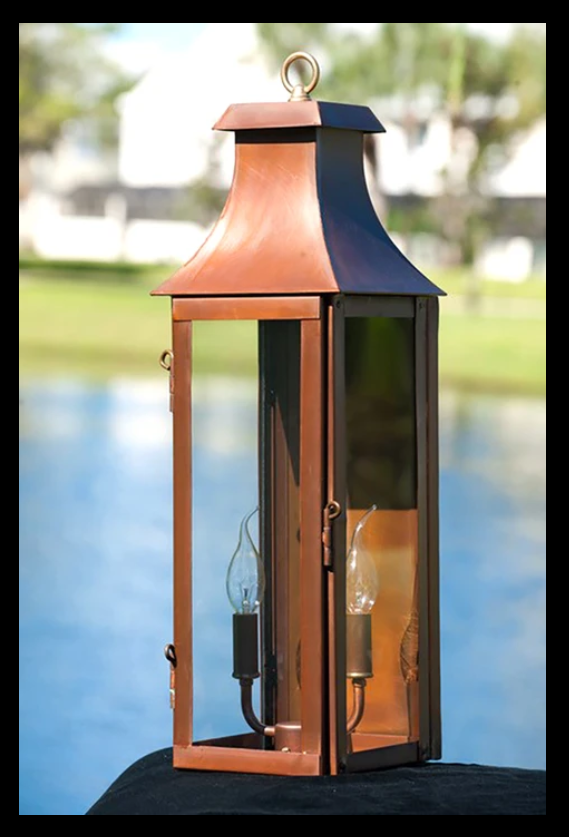 Bay View Copper Lantern