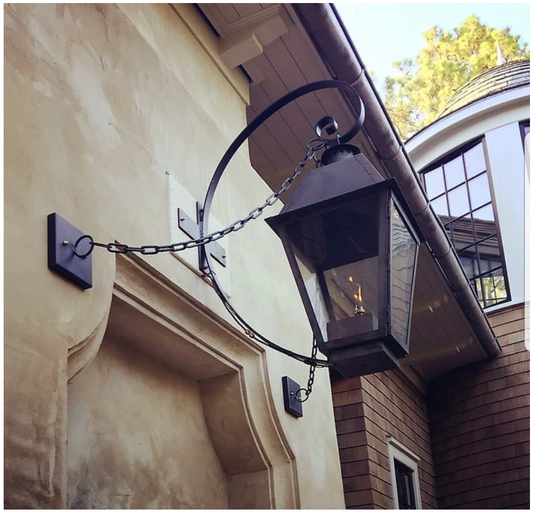 Outdoor Gas Electric Copper Lantern Kitchen Island Pendant Ceiling Light Fixture Chandelier Entryway Patio Light