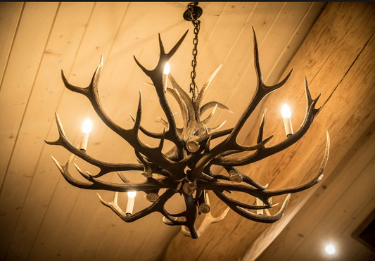 Deer Antler Chandelier Pendant Light
