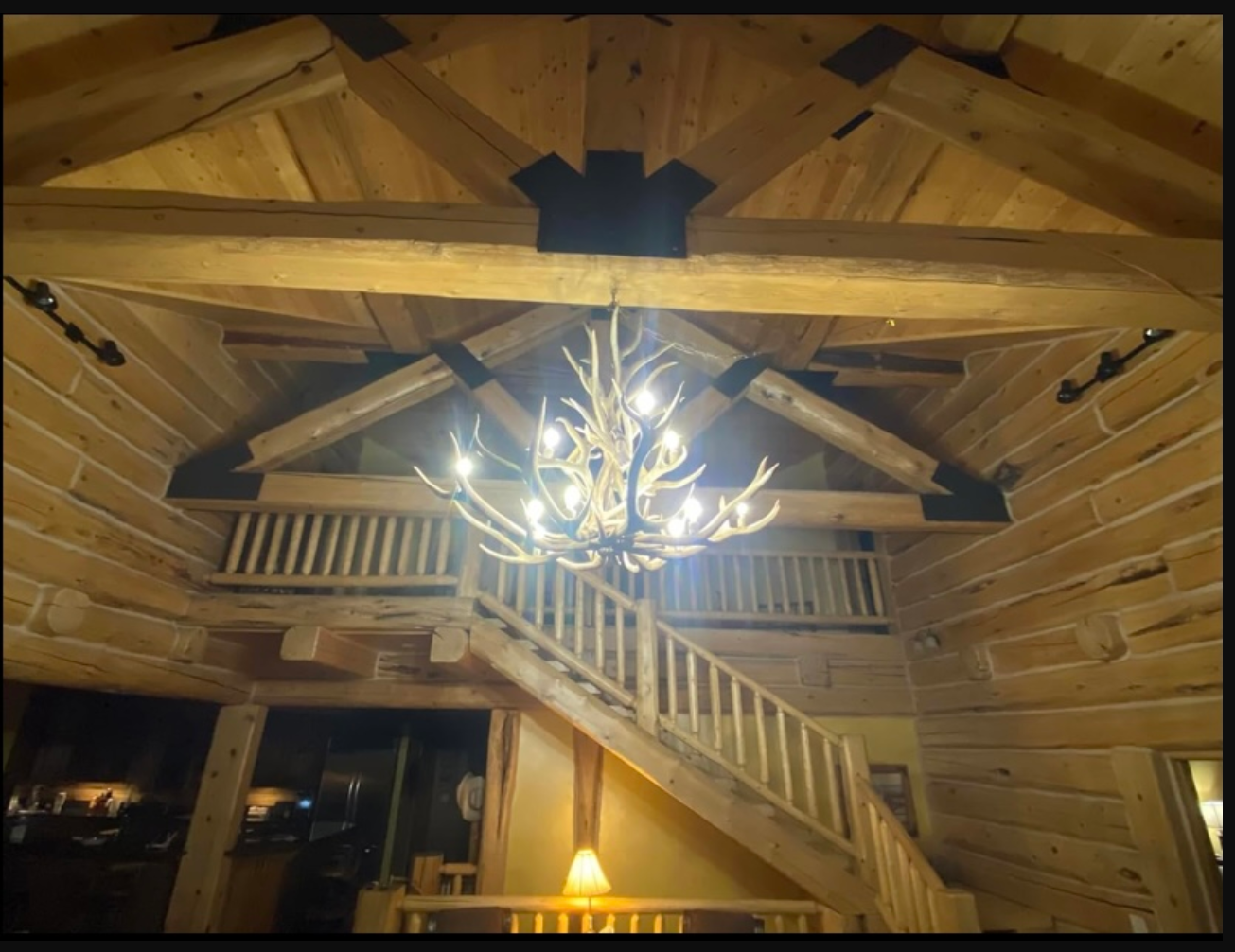Elk Antler Chandelier Pendant Light