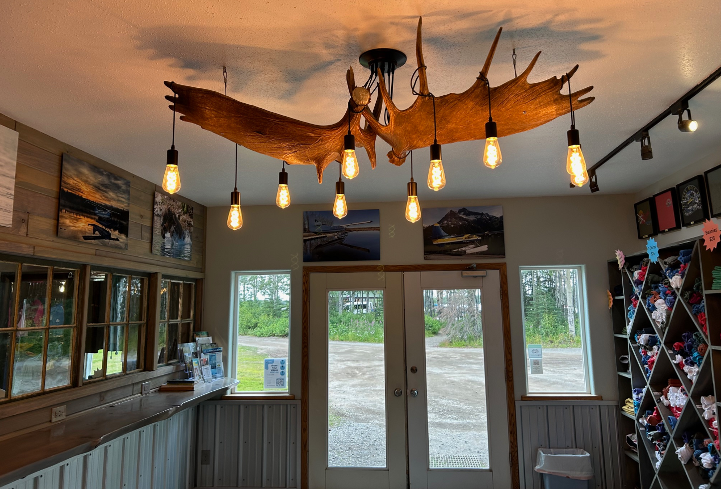 Glacier Bay Moose Antler Chandelier, 10 Lights