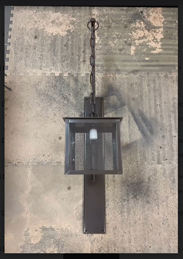 St. James Bradford Copper Lantern Custom Design