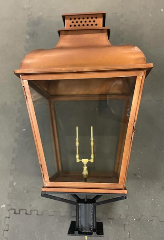 Outdoor Gas Electric Copper Lantern Kitchen Island Pendant Ceiling Light Fixture Chandelier Entryway Patio Light