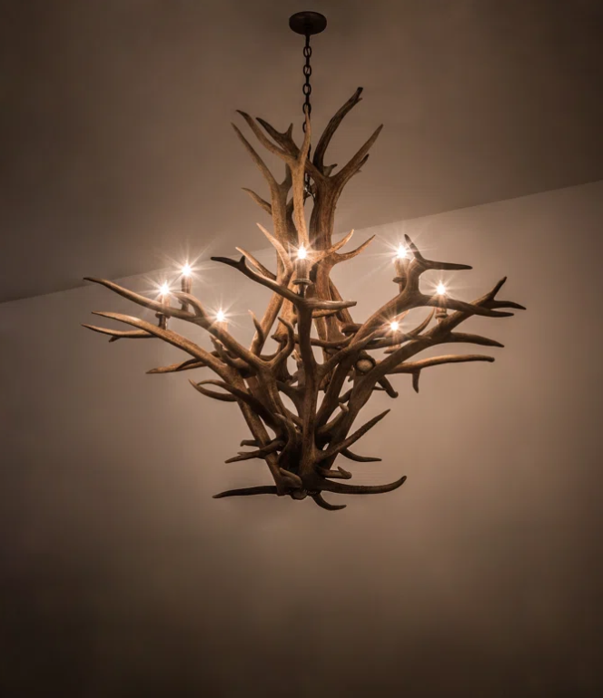 Elk Antler chandelier Pendant Light