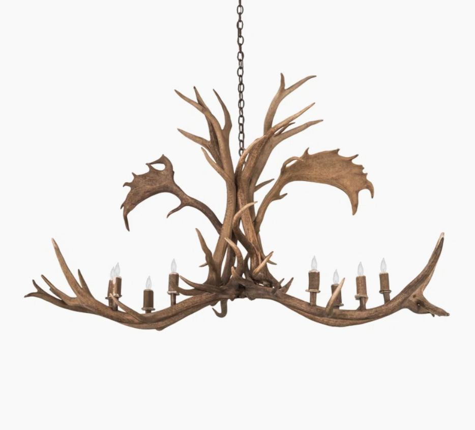 Diamond Head Antler Chandelier