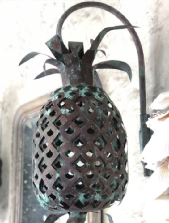 St. James Pineapple Copper Lantern Custom Design
