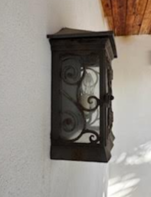 St. James Mediterranean Copper Wall Sconce Custom Design