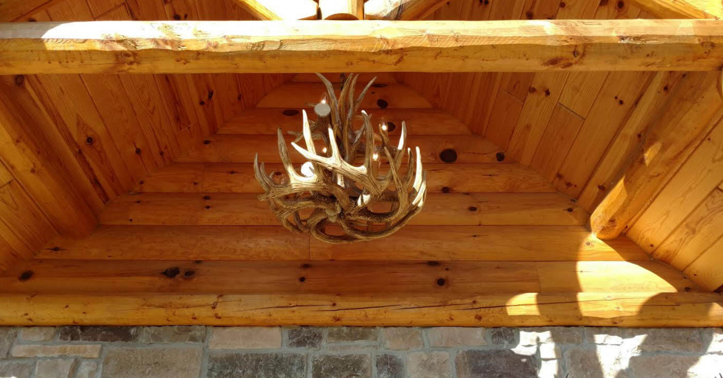 Onalaska Faux Deer Antler Chandelier 24"W 25"T
