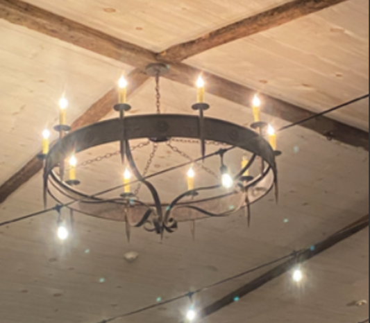 St. James El Corazon Steel Chandelier Custom Design