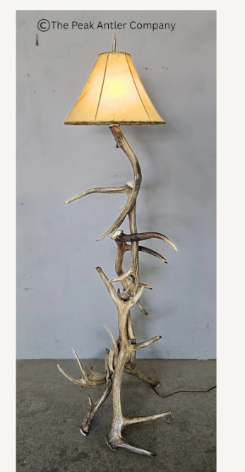 Olympia Elk Antler Floor Lamp