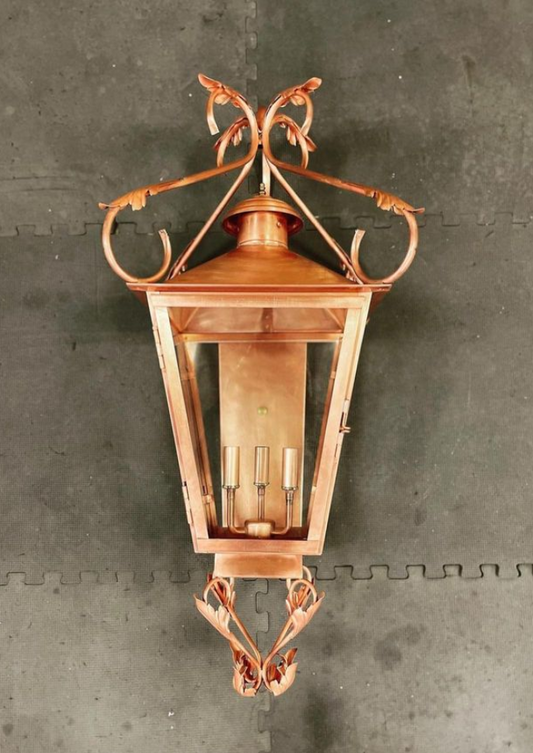 Outdoor Gas Electric Copper Lantern Kitchen Island Pendant Ceiling Light Fixture Chandelier Entryway Patio Light