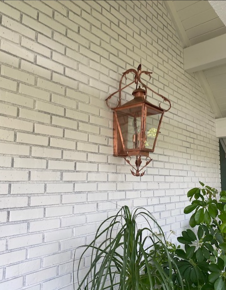 Outdoor Gas Electric Copper Lantern Kitchen Island Pendant Ceiling Light Fixture Chandelier Entryway Patio Light