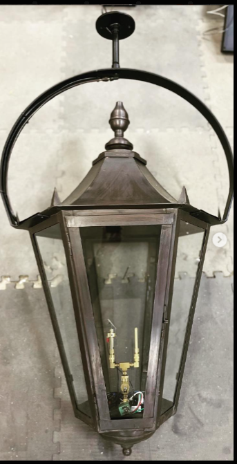 Outdoor Gas Electric Copper Lantern Kitchen Island Pendant Ceiling Light Fixture Chandelier Entryway Patio Light