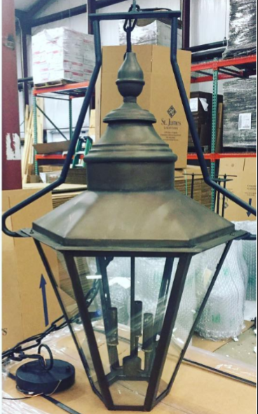 Outdoor Gas Electric Copper Lantern Kitchen Island Pendant Ceiling Light Fixture Chandelier Entryway Patio Light