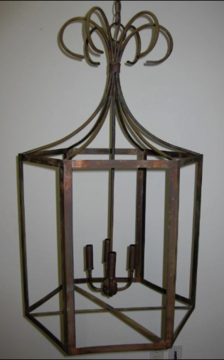 St. James Remington Copper Lantern Custom Design