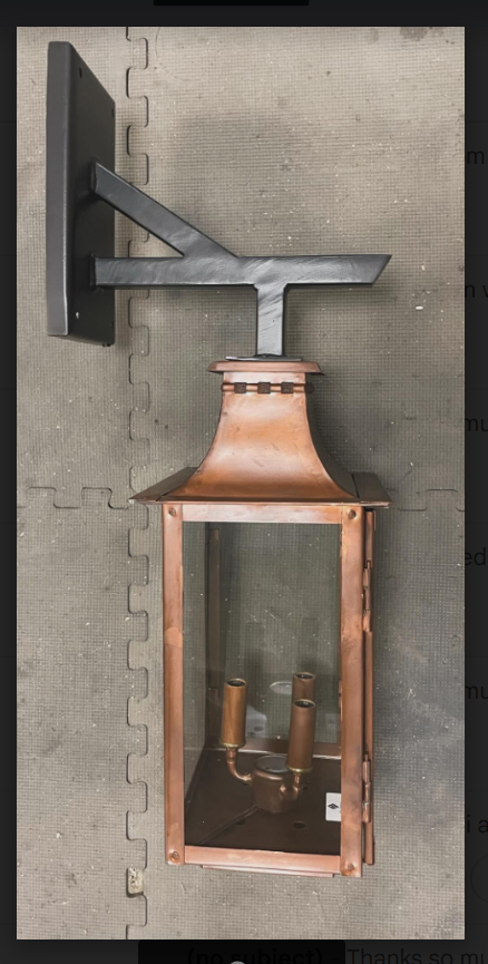 Mounting Brackets (Lanterns Shown Are Not Included)