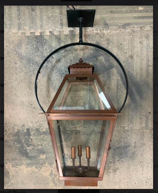 Outdoor Gas Electric Copper Lantern Kitchen Island Pendant Ceiling Light Fixture Chandelier Entryway Patio Light