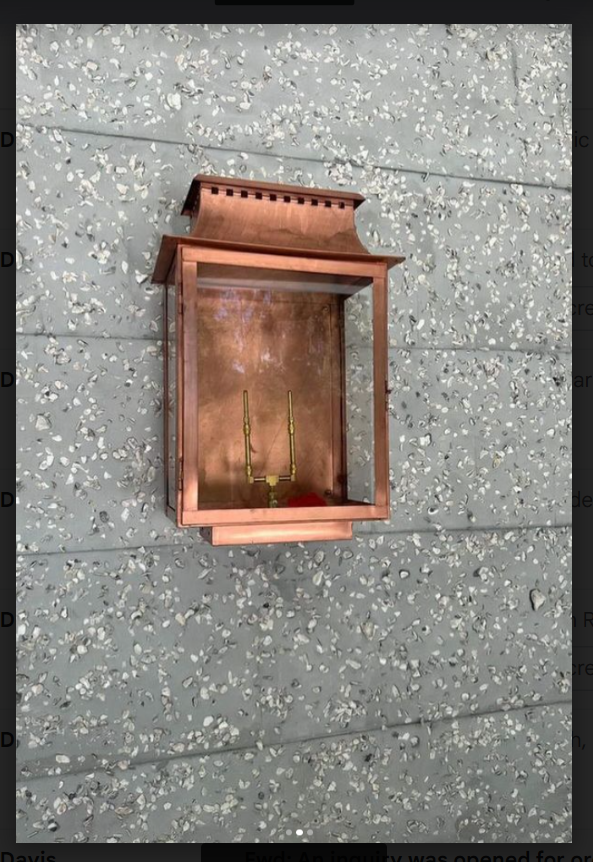 St. James Aspen Copper Pendant Lantern
