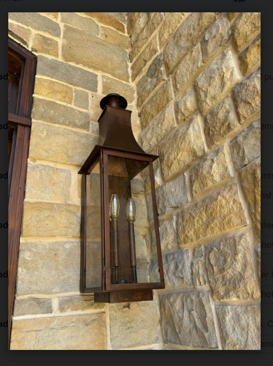 Outdoor Gas Electric Copper Lantern Kitchen Island Pendant Ceiling Light Fixture Chandelier Entryway Patio Light