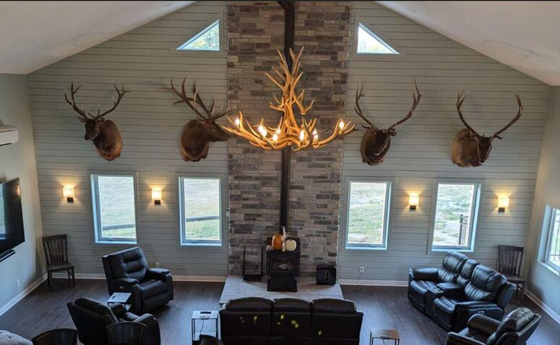 Elk Deer Antler chandelier Pendant Light