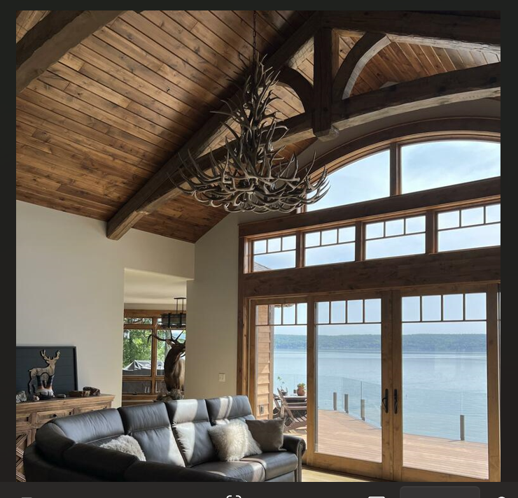 New Mexico Deer Antler Chandelier