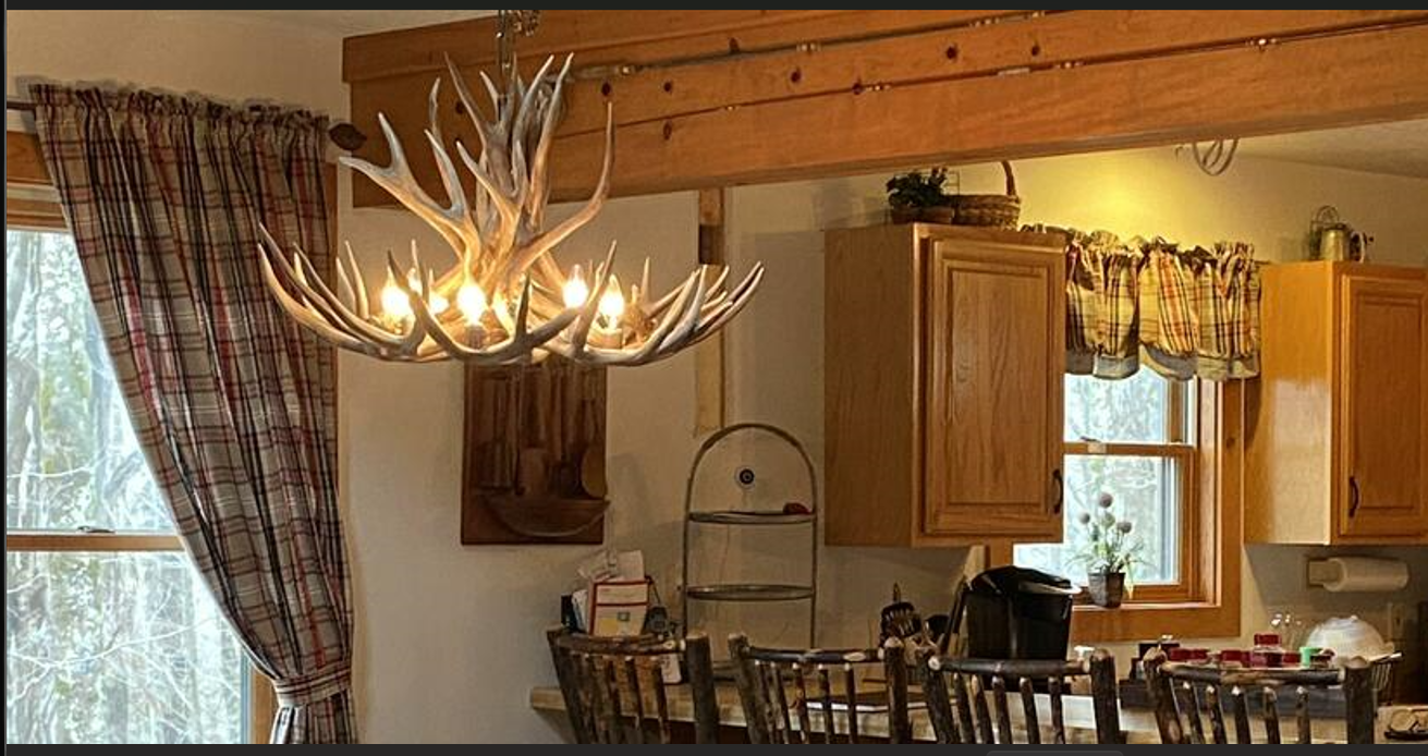 Yosemite Deer Antler Chandelier, 8-16 Lights