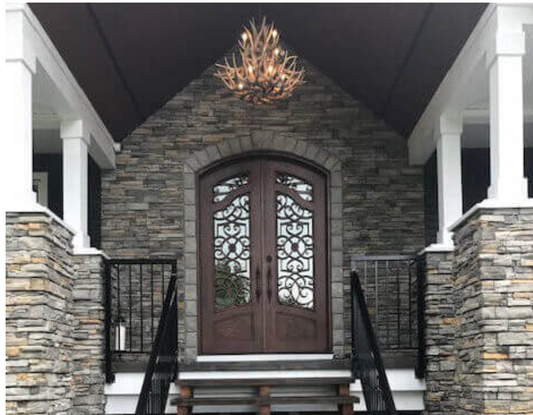 FAUX ANTLER CHANDELIER