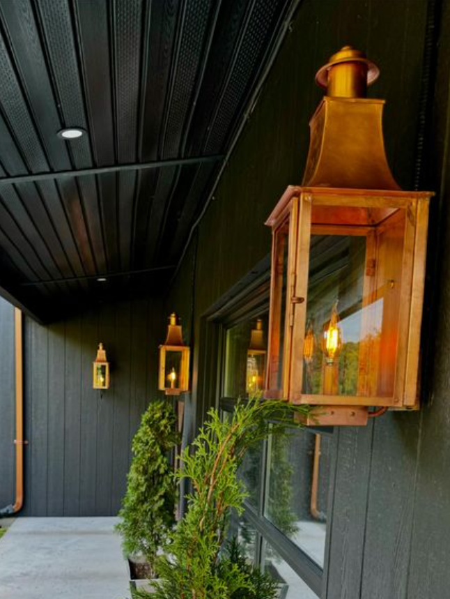 St. James Madison Copper Lantern Pendant Lights