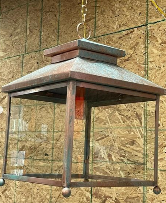 Outdoor Gas Electric Copper Lantern Kitchen Island Pendant Ceiling Light Fixture Chandelier Entryway Patio Light