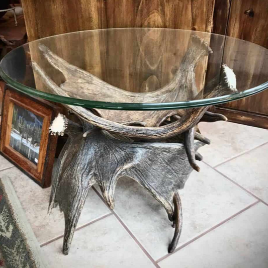 36" is $1795 on 2/25 MOOSE ANTLER END TABLE