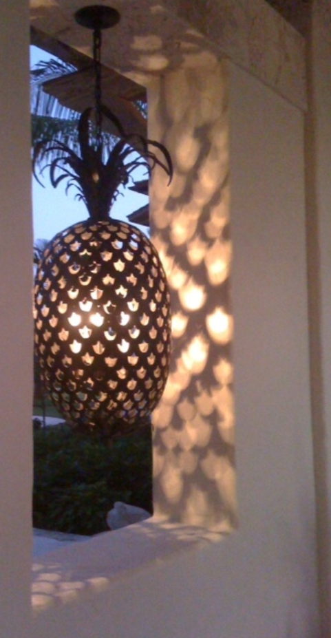 St. James Pineapple Copper Lantern Custom Design