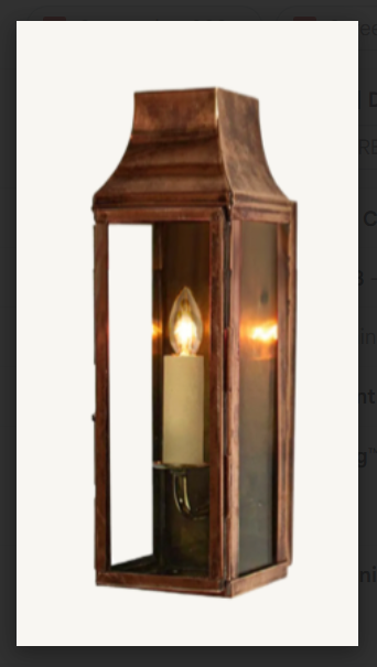 St. James Sepphoris Copper Lantern Pendant Light Custom Design