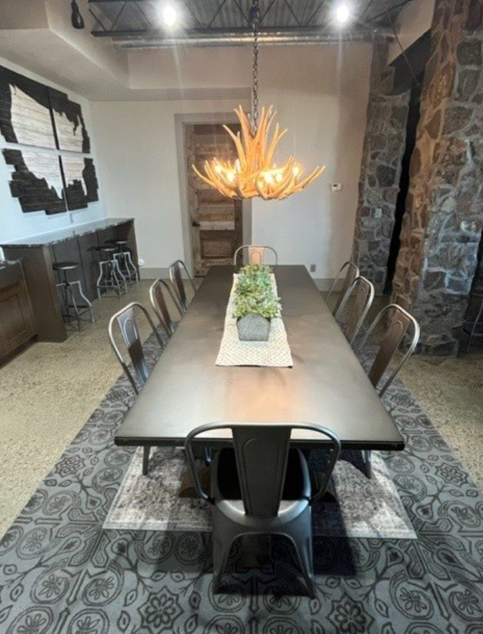 Boise Faux Deer Antler Chandelier, 36"W x 21"T