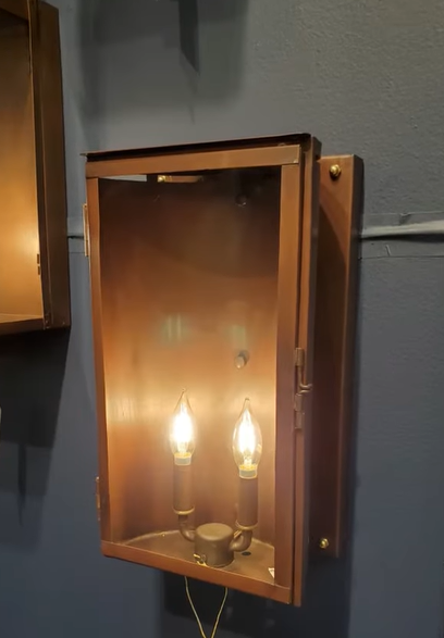 St. James Gemini Copper Lantern