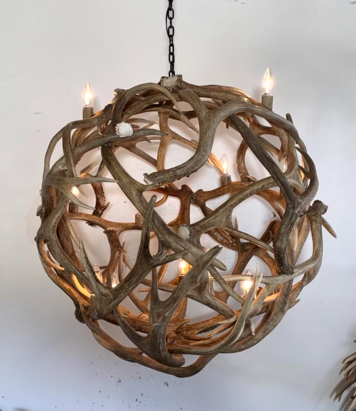 Buckingham Antler Orb Chandelier