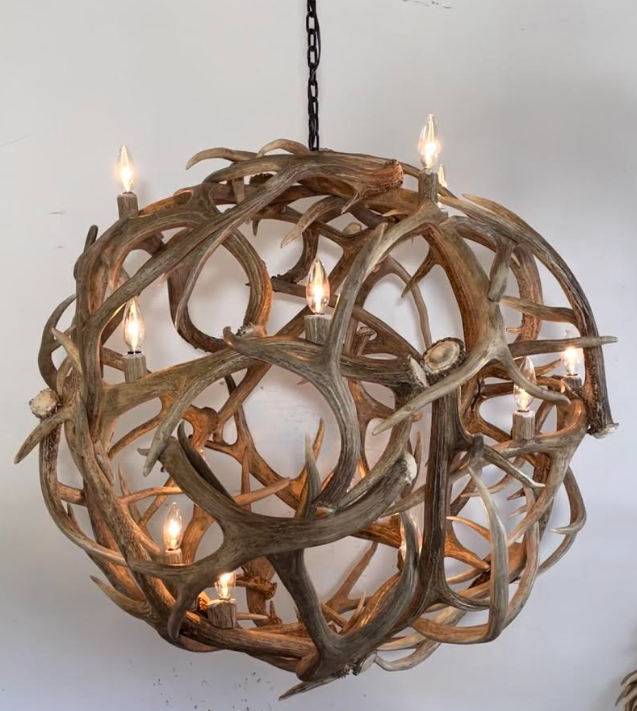 Buckingham Antler Orb Chandelier