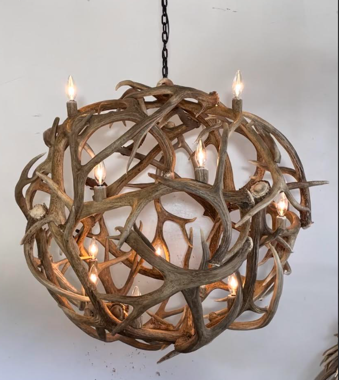 Buckingham Antler Orb Chandelier