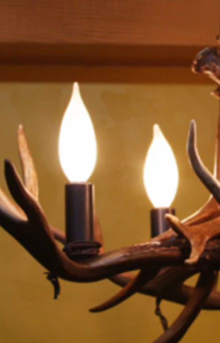 The Yellowstone Deer Antler Chandelier