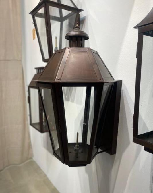 Carroll by Design Long Beach Copper Lantern
