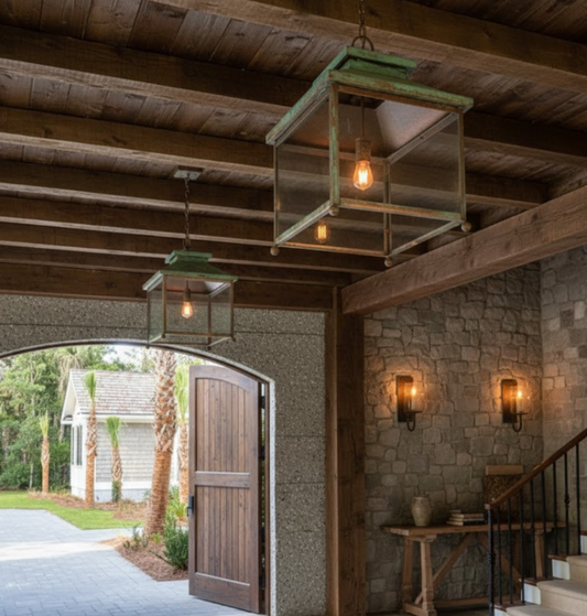 St. James Durango Copper Pendant Lights Custom Design