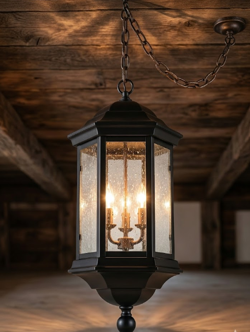 St. James Rubicon Copper Lantern Pendant Light Custom Design